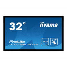 iiyama ProLite TF3215MC-B1AG számítógép monitor 81,3 cm (32") 1920 x 1080 pixelek Full HD LED Érintőképernyő Kioszk Fekete (TF3215MC-B1AG)