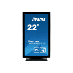 iiyama ProLite T2234MSC-B7X számítógép monitor 54,6 cm (21.5") 1920 x 1080 pixelek Full HD Érintőképernyő Fekete (T2234MSC-B7X)