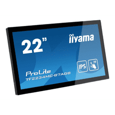 iiyama ProLite TF2234MC-B7AGB számítógép monitor 54,6 cm (21.5") 1920 x 1080 pixelek Full HD LED Érintőképernyő Többfelhasználós Fekete (TF2234MC-B7AGB)