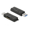 USB 3.0 SD/MicroSD/MS kártyaolvasó (91757) (delock91757)