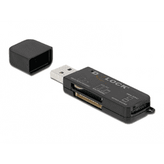 DELOCK USB 3.0 SD/MicroSD/MS kártyaolvasó (91757) (delock91757)