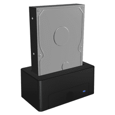 RaidSonic ICY BOX IB-1121-U3 USB 3.2 Gen 1 (3.1 Gen 1) Type-A Fekete (IB-1121-U3)