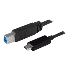 Startech StarTech.com USB31CB1M USB kábel 1 M USB 3.2 Gen 2 (3.1 Gen 2) USB C USB B Fekete (USB31CB1M)