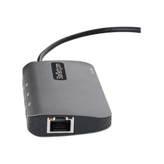 Startech StarTech.com 127B-USBC-MULTIPORT dokkoló állomás és port replikátor Vezetékes USB 3.2 Gen 1 (3.1 Gen 1) Type-C Szürke (127B-USBC-MULTIPORT)