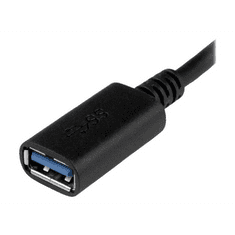Startech StarTech.com USB31CAADP USB kábel 0,15 M USB 3.2 Gen 1 (3.1 Gen 1) USB C USB A Fekete (USB31CAADP)