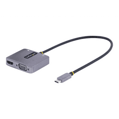 Startech StarTech.com 122-USBC-HDMI-4K-VGA video digitalizáló adapter 3840 x 2160 pixelek Szürke (122-USBC-HDMI-4K-VGA)