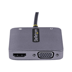 Startech StarTech.com 122-USBC-HDMI-4K-VGA video digitalizáló adapter 3840 x 2160 pixelek Szürke (122-USBC-HDMI-4K-VGA)
