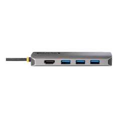 Startech StarTech.com 115B-USBC-MULTIPORT dokkoló állomás és port replikátor Vezetékes USB 3.2 Gen 1 (3.1 Gen 1) Type-C Szürke (115B-USBC-MULTIPORT)