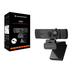 Conceptronic 4K webkamera fekete (AMDIS08B) (AMDIS08B)