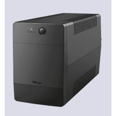 Trust Paxxon szünetmentes tápegység (UPS) 1 kVA 600 W 4 AC kimenet(ek) (t23504)