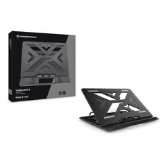 Conceptronic ERGO Laptop Cooling Stand Laptop állvány Fekete 39,6 cm (15.6") (THANA03B)