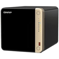 QNAP TS-464 NAS Tower Ethernet/LAN csatlakozás Fekete N5095 (TS-464-8G)