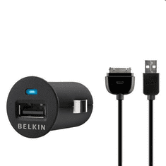 Belkin MicroCharge + ChargeSync Mobiltelefon, MP3 Fekete Szivargyújtó Automatikus (F8Z571cw03)