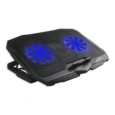 Conceptronic THANA07B laptop hűtőpad 43,2 cm (17") Fekete (THANA07B)