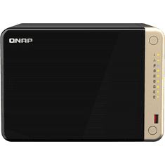 QNAP TS-664 NAS Tower Ethernet/LAN csatlakozás Fekete N5095 (TS-664-8G)