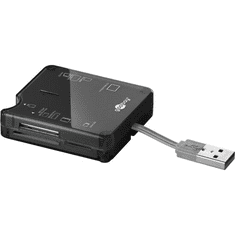 Goobay USB 2.0 6 in 1 kártyaolvasó fekete (95674) (Goobay95674)