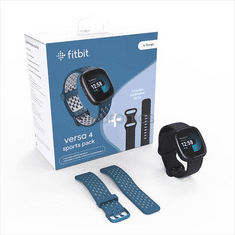 Fitbit versa 4 okosóra Sports Pack (FB523BKBK-EUBNDL) (FB523BKBK-EUBNDL)