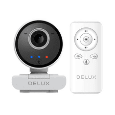 DELUX DC07-W Full HD webkamera mikrofonnal fehér (DC07-W)