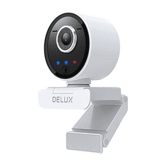 DELUX DC07-W Full HD webkamera mikrofonnal fehér (DC07-W)