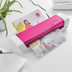 LEITZ iLAM Laminator Home Office A4 Meleg lamináló 310 mm/min Rózsaszín, Fehér (le73680023)