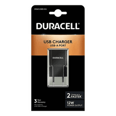 Duracell DRACUSB3-EU mobiltelefon töltő Okostelefon, Táblagép Fekete AC Beltéri (DRACUSB3-EU)