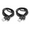 48874 USB kábel 1 M USB 3.2 Gen 1 (3.1 Gen 1) Micro-USB A USB A Fekete (Verbatim48874)