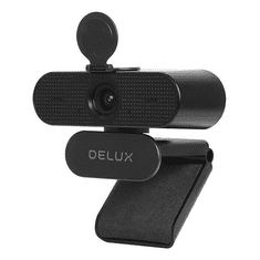 DELUX DC03 webkamera mikrofonnal (fekete) (DC03)