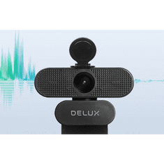 DELUX DC03 webkamera mikrofonnal (fekete) (DC03)