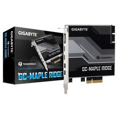 GIGABYTE GC-MAPLE RIDGE csatlakozókártya/illesztő Belső DisplayPort, Mini DisplayPort, Thunderbolt 4, USB 3.2 Gen 2 (3.1 Gen 2) (GC-MAPLE RIDGE)