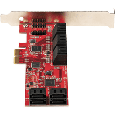 Startech StarTech.com 10P6G-PCIE-SATA-CARD csatlakozókártya/illesztő Belső (10P6G-PCIE-SATA-CARD)