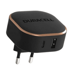 Duracell DRACUSB20-EU mobiltelefon töltő Fekete (DRACUSB20-EU)