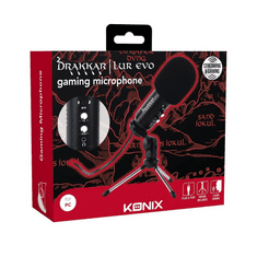 Konix Drakkar Lur Evo mikrofon fekete (KX-DK-MIC-LUR2-PC) (KX-DK-MIC-LUR2-PC)
