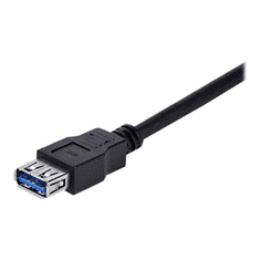 Startech StarTech.com USB3SEXT1MBK USB kábel 1 M USB 3.2 Gen 1 (3.1 Gen 1) USB A Fekete (USB3SEXT1MBK)