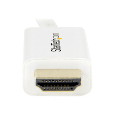 Startech StarTech.com MDP2HDMM2MW video átalakító kábel 2 M Mini DisplayPort HDMI A-típus (Standard) Fehér (MDP2HDMM2MW)