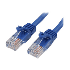 Startech StarTech.com 45PAT50CMBL hálózati kábel Kék 0,5 M Cat5e U/UTP (UTP) (45PAT50CMBL)