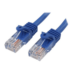 Startech StarTech.com 45PAT50CMBL hálózati kábel Kék 0,5 M Cat5e U/UTP (UTP) (45PAT50CMBL)