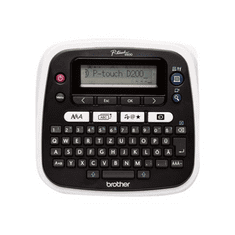 BROTHER P-touch D200WNVP címkenyomtató Termál transzfer 180 x 180 DPI 20 mm/sec TZe QWERTY (PTD200BWVPG1)
