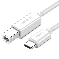 Ugreen 40560 USB kábel 1 M USB 2.0 USB C USB B Fehér (UG40560)