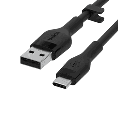 Belkin BOOST↑CHARGE Flex USB kábel 3 M USB 2.0 USB A USB C Fekete (CAB008bt3MBK)