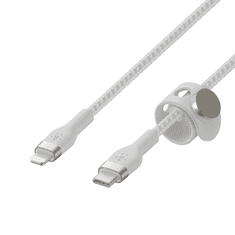 Belkin BOOST CHARGE PRO Flex USB-C - Lightning kábel 1m fehér (CAA011bt1MWH) (CAA011bt1MWH)
