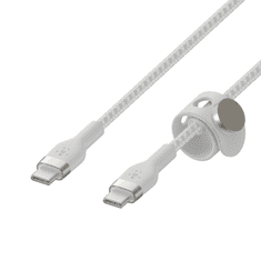 Belkin BOOST↑CHARGE PRO Flex USB kábel 1 M USB 2.0 USB C Fehér (CAB011bt1MWH)