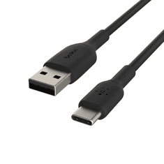 Belkin BOOST CHARGE USB-C - USB-A kábel 1m fekete (CAB001bt1MBK) (CAB001bt1MBK)