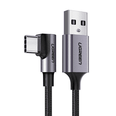Ugreen 50940 USB kábel 5 M USB 2.0 USB A USB C Fekete, Ezüst (UG50941)