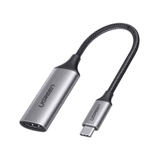 Ugreen 70444 video átalakító kábel HDMI A-típus (Standard) USB C-típus Alumínium, Fekete (UG70444)