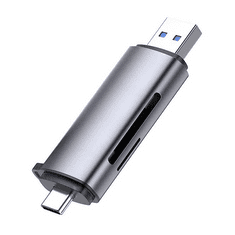 Ugreen 50706 kártyaolvasó USB/Micro-USB Ezüst (u50706)