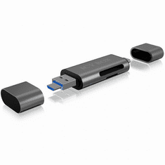 RaidSonic ICY BOX IB-CR200-C kártyaolvasó USB 2.0 Fekete (IB-CR200-C)