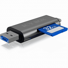 RaidSonic ICY BOX IB-CR200-C kártyaolvasó USB 2.0 Fekete (IB-CR200-C)