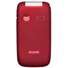 Evolveo EasyPhone FP mobiltelefon piros-ezüst (EP-770-FPR) (EP-770-FPR)