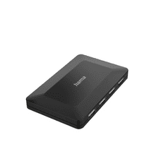 Hama 00200122 hálózati csatlakozó USB 2.0 480 Mbit/s Fekete (h00200122)