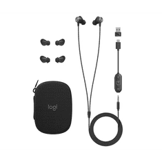 Logitech Zone Headset Vezetékes Hallójárati Iroda/telefonos ügyfélközpont USB C-típus Grafit (981-001009)
